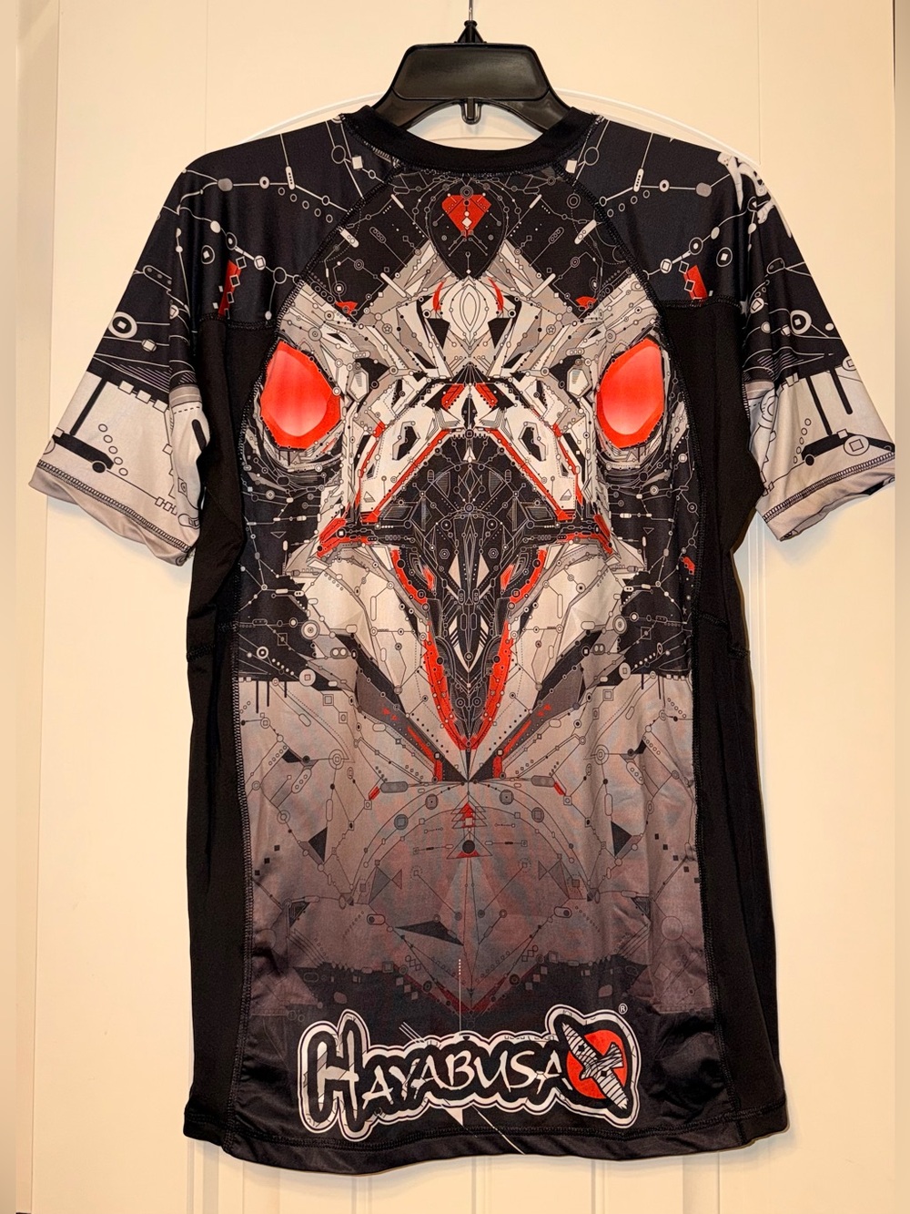 Hayabusa Tech Falcon Short Sleeve Rash Guard - Size Large (Rare Legacy Model)